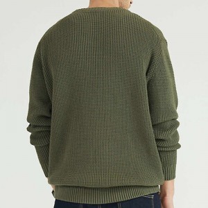 100% cadás saincheaptha gheimhridhna bhfear criú muineál geansaithe geansaí pullover muineál